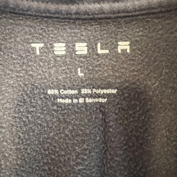Grey Tesla Quarter Zip L - Picture 2 of 5